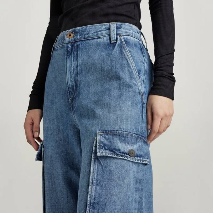 Mega Cargo Denim Jeans Mega Cargo Denim Jeans