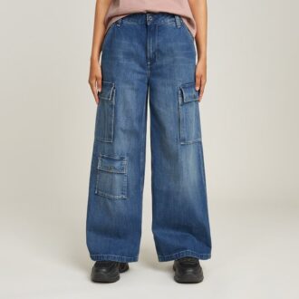 Mega Cargo Pants Denim