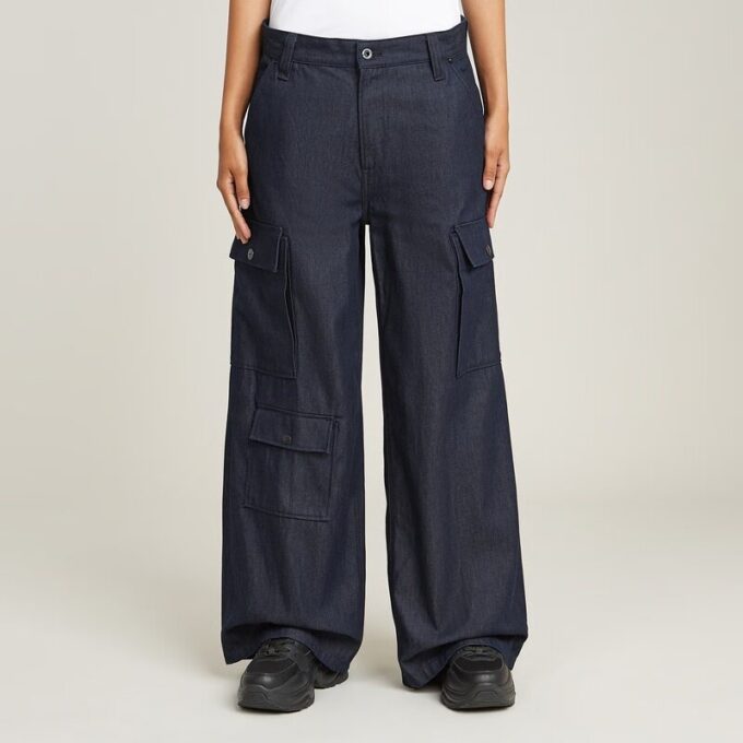 Mega Cargo Pants Denim