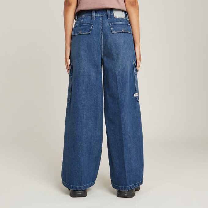 Mega Cargo Pants Denim