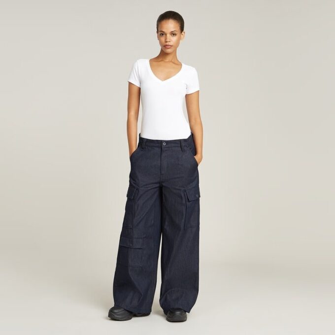 Mega Cargo Pants Denim