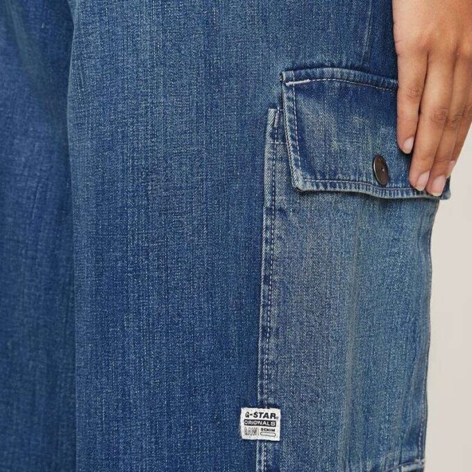 Mega Cargo Pants Denim