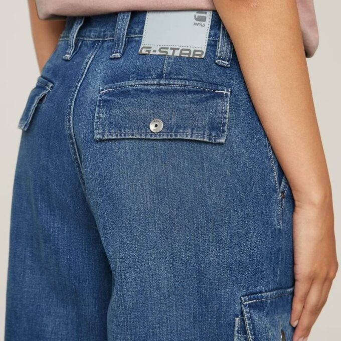 Mega Cargo Pants Denim