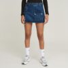Micro Denim Skort