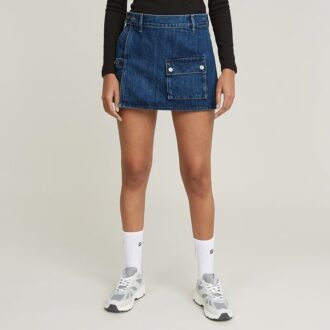 Micro Denim Skort
