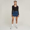 Micro Denim Skort