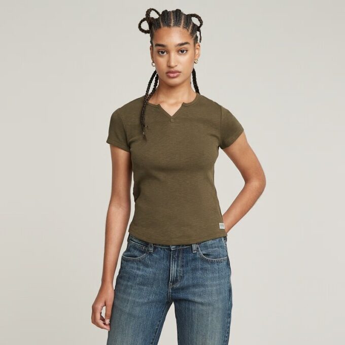 Micro Placket Slim Top Micro Placket Slim Top