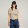 Micro Placket Slim Top