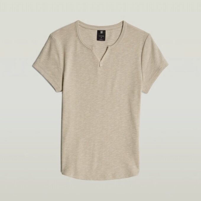 Micro Placket Slim Top