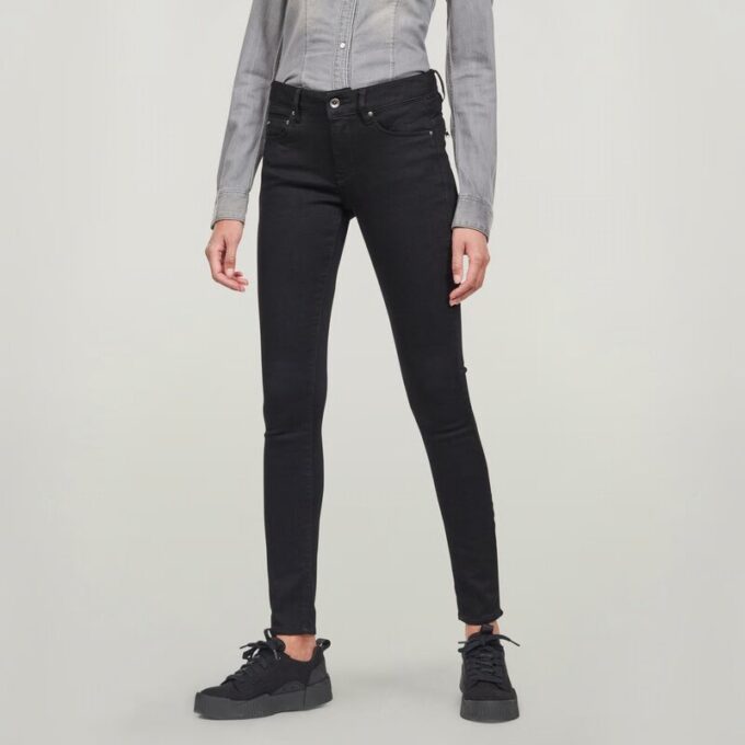 Midge Zip Mid Skinny Jeans