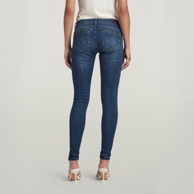 Midge Zip Mid-Waist Skinny Jeans