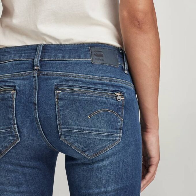 Midge Zip Mid-Waist Skinny Jeans