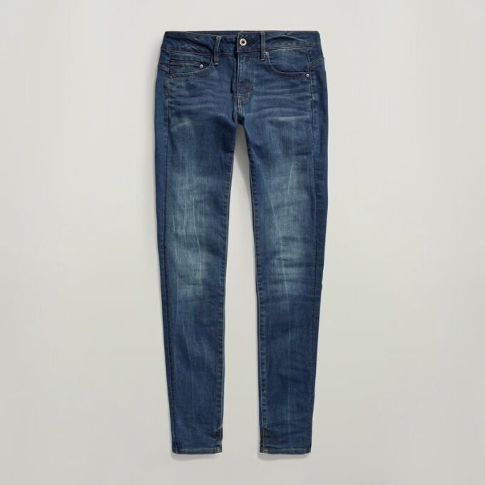 Midge Zip Mid-Waist Skinny Jeans