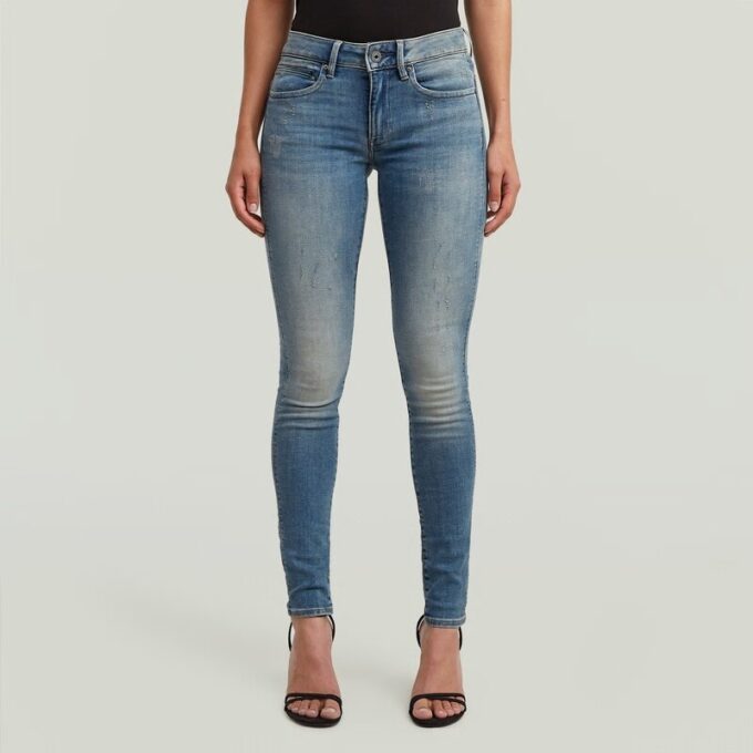 Midge Zip Skinny Jeans