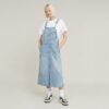 Midi Dungaree Dress