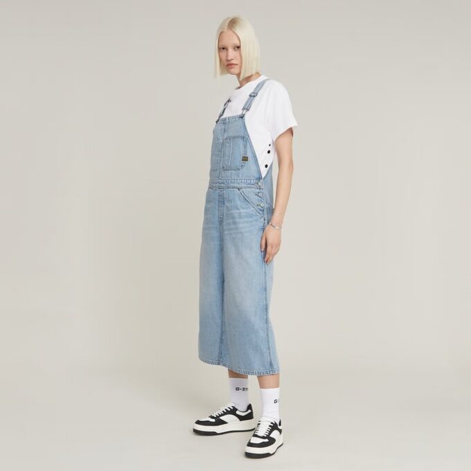 Midi Dungaree Dress