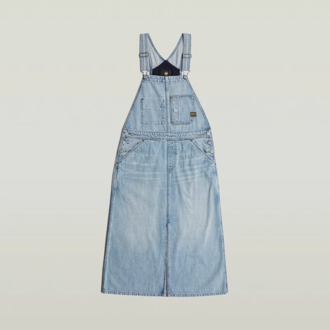 Midi Dungaree Dress
