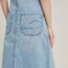 Midi Dungaree Dress