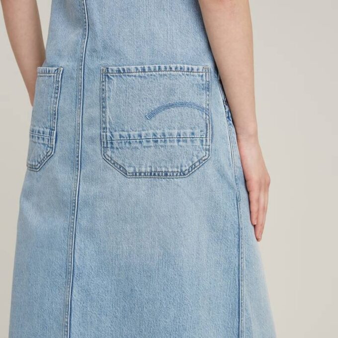 Midi Dungaree Dress
