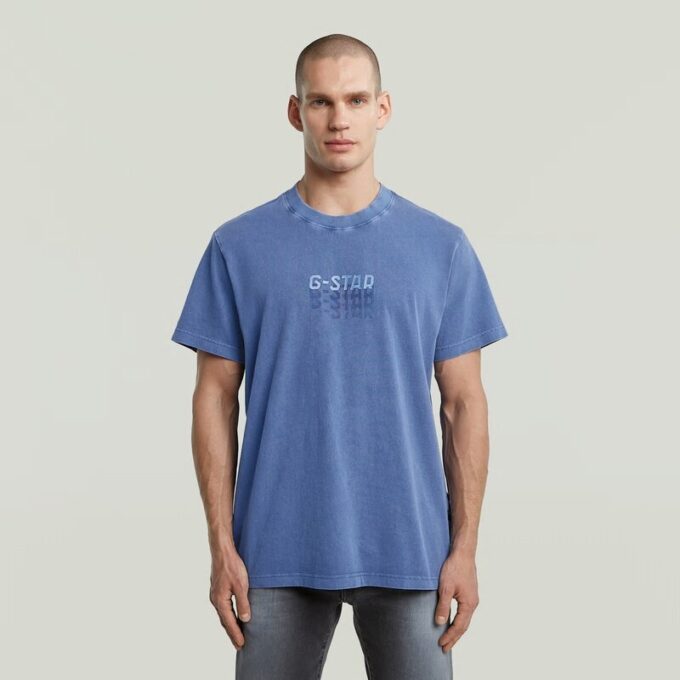 Multi Logo Overdyed Loose T-Shirt Multi Logo Overdyed Loose T-Shirt