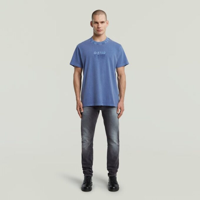 Multi Logo Overdyed Loose T-Shirt Multi Logo Overdyed Loose T-Shirt
