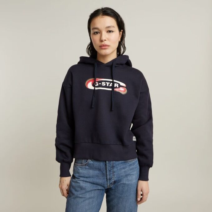 Old Skool Logo Loose Hoodie