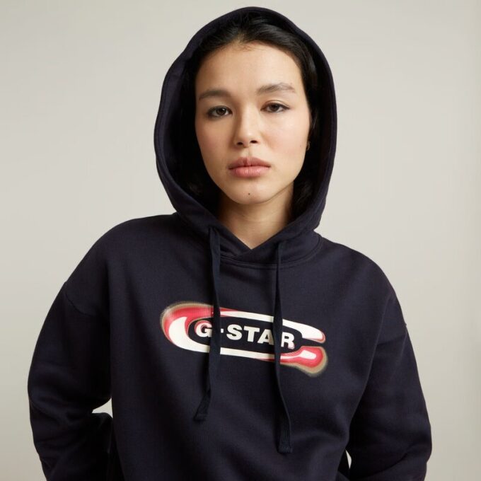Old Skool Logo Loose Hoodie