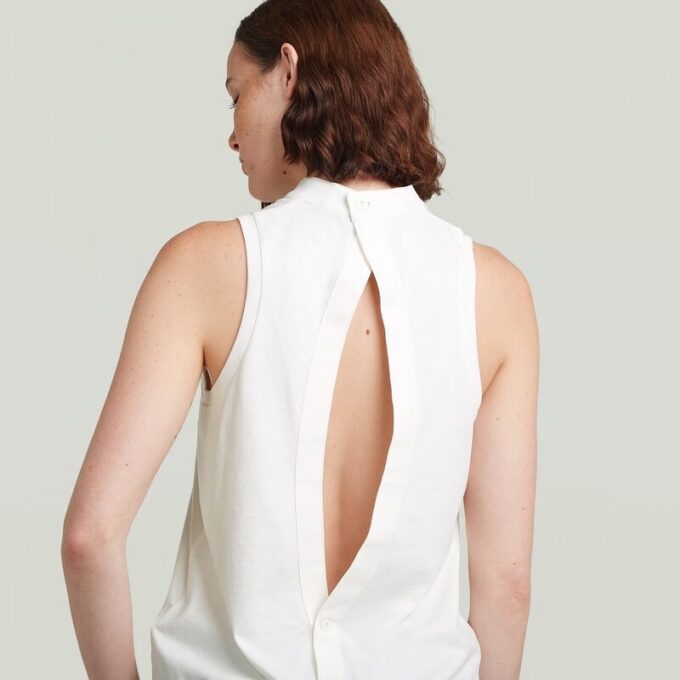 Open Back Knit Tanktop