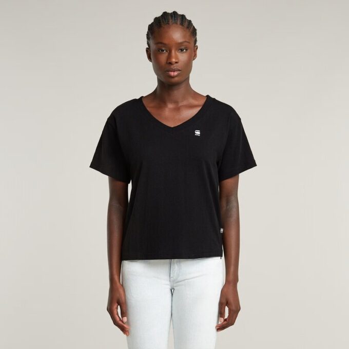 Open V-Neck Relaxed Top Open V-Neck Relaxed Top