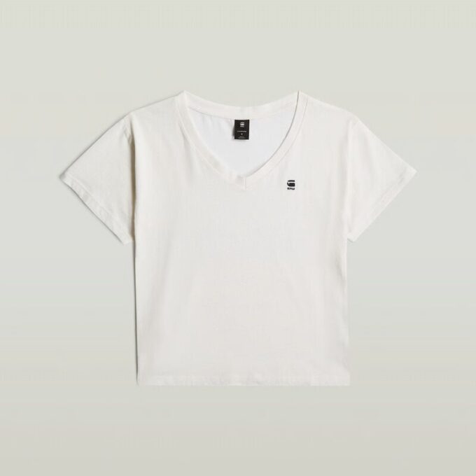 Open V-Neck Relaxed Top