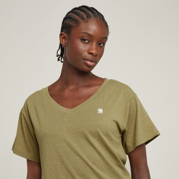 Open V-Neck Relaxed Top Open V-Neck Relaxed Top