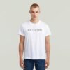 Outline Corporate Script Logo T-Shirt