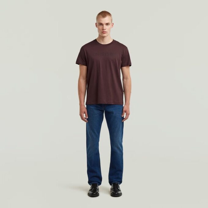 Outline Corporate Script Logo T-Shirt