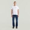 Outline Corporate Script Logo T-Shirt