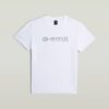 Outline Corporate Script Logo T-Shirt