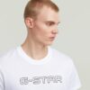 Outline Corporate Script Logo T-Shirt