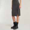 Overdyed Asymmetric Zip Dress Overdyed Asymmetric Zip Dress