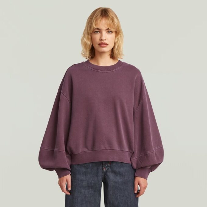Overdyed Big Sleeve Oversized Sweater