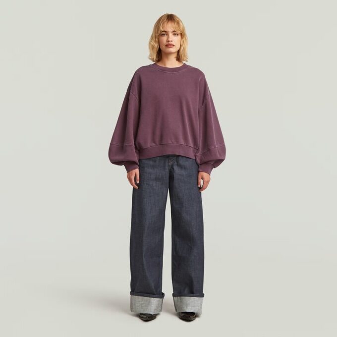 Overdyed Big Sleeve Oversized Sweater