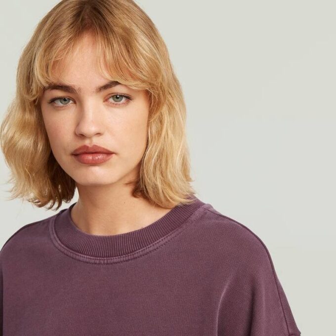 Overdyed Big Sleeve Oversized Sweater