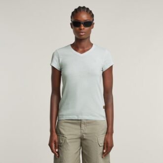 Overdyed Eyben Slim V-Neck Top