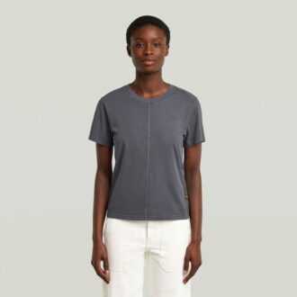 Overdyed Front Seam T-Shirt