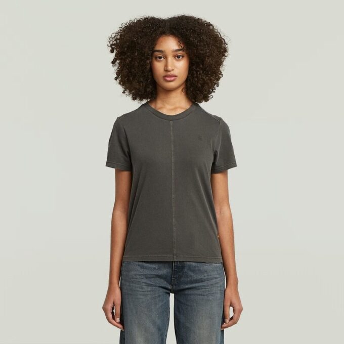 Overdyed Front Seam T-Shirt Overdyed Front Seam T-Shirt