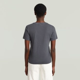 Overdyed Front Seam T-Shirt