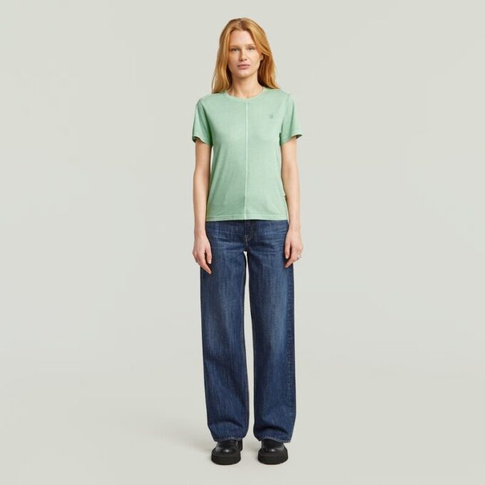 Overdyed Front Seam T-Shirt Overdyed Front Seam T-Shirt