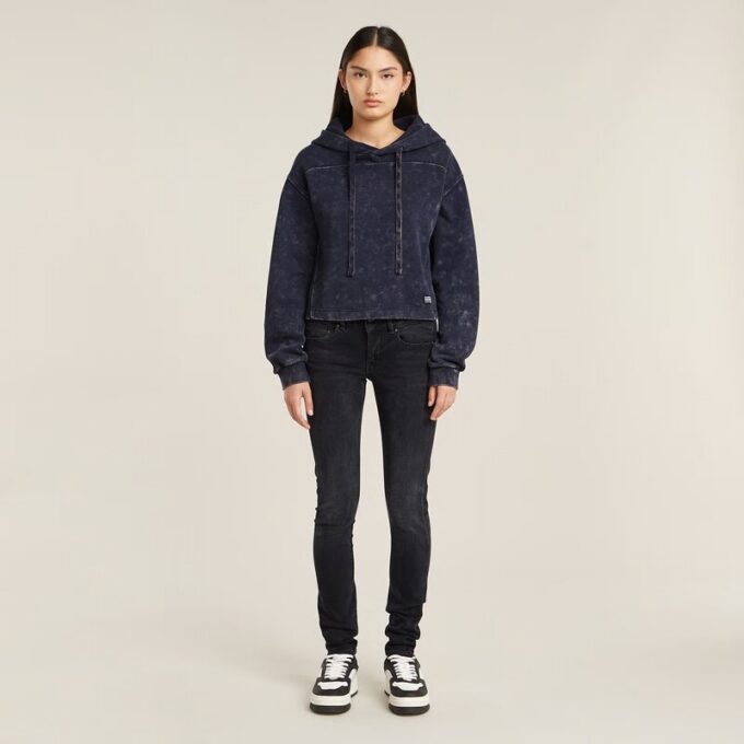 Overdyed Loose Hooded Sweater