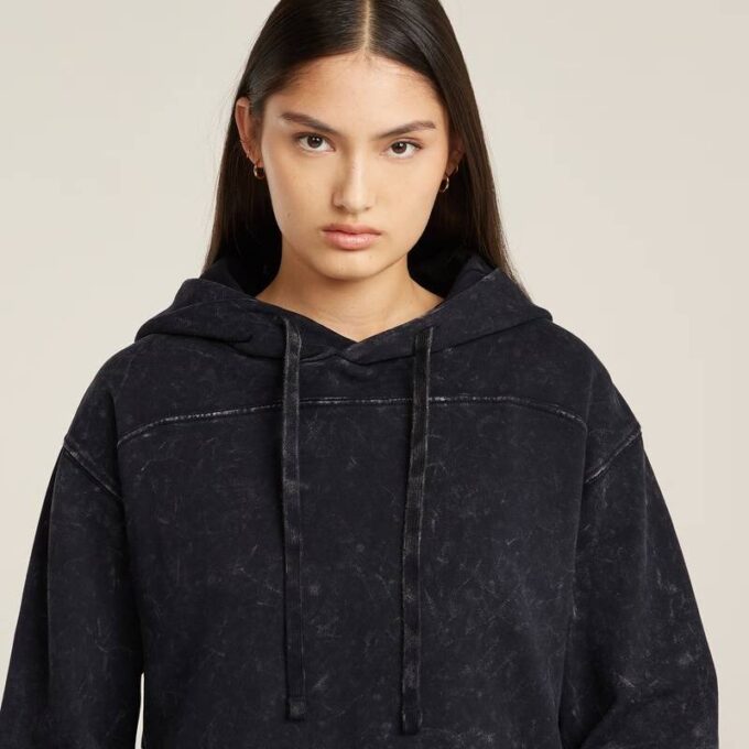 Overdyed Loose Hooded Sweater Overdyed Loose Hooded Sweater