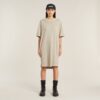 Overdyed Saddle Sleeve Loose T-Shirt Dress