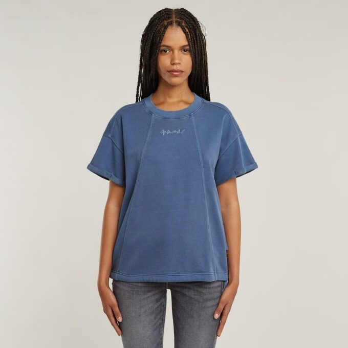 Overdyed Seam Details Sweater