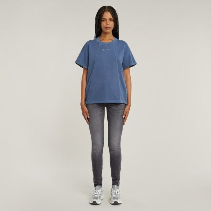 Overdyed Seam Details Sweater